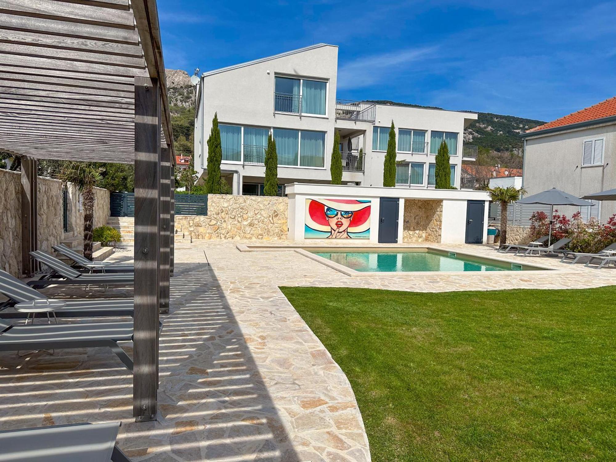 Apartment Baska, Exklusive Apartments Mit Poolarea In Baska, Krk - Kroatien Zewnętrze zdjęcie