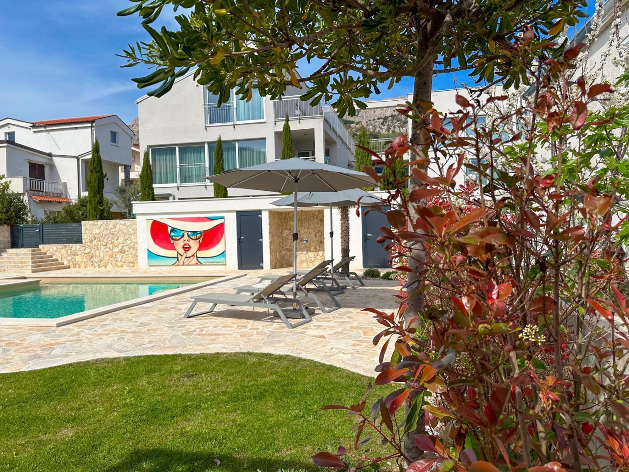 Apartment Baska, Exklusive Apartments Mit Poolarea In Baska, Krk - Kroatien Zewnętrze zdjęcie