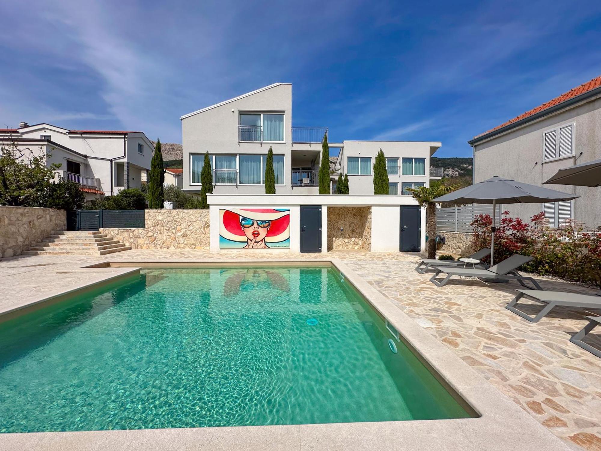 Apartment Baska, Exklusive Apartments Mit Poolarea In Baska, Krk - Kroatien Zewnętrze zdjęcie